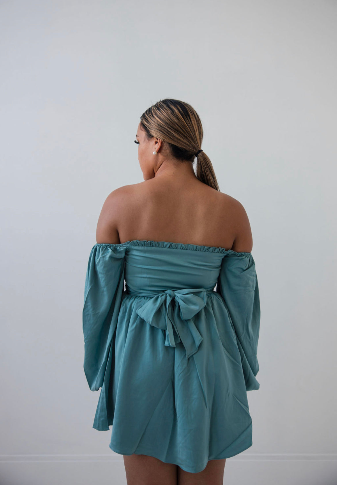 Alexus Teal Dress